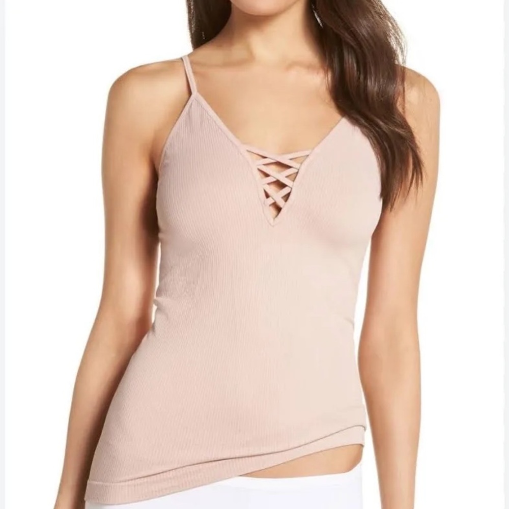 💖 Free People Cross Fire Cami in Hot Pink size M/L